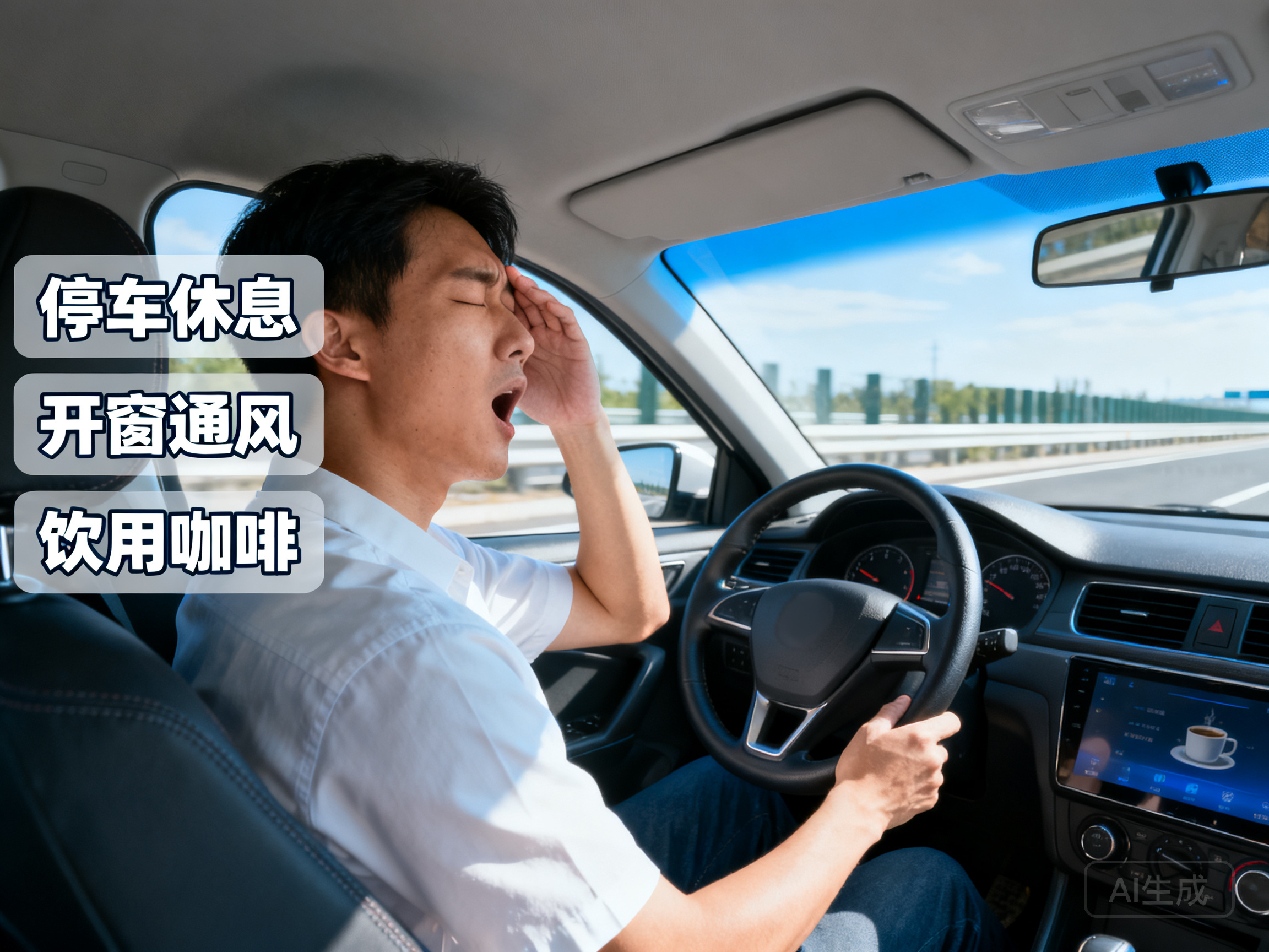 长途驾驶犯困别硬扛 实用避险经验分享