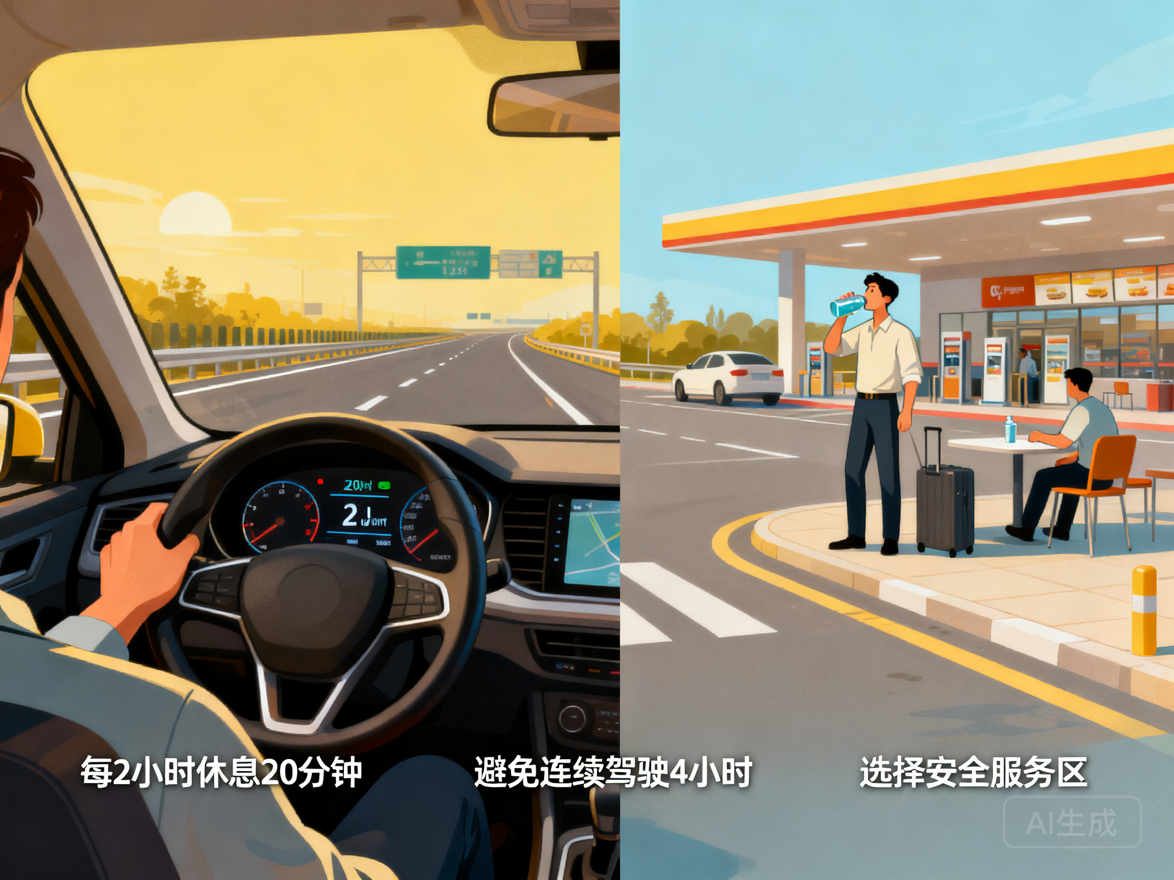 长途驾车如何科学安排休息 规避疲劳驾驶风险