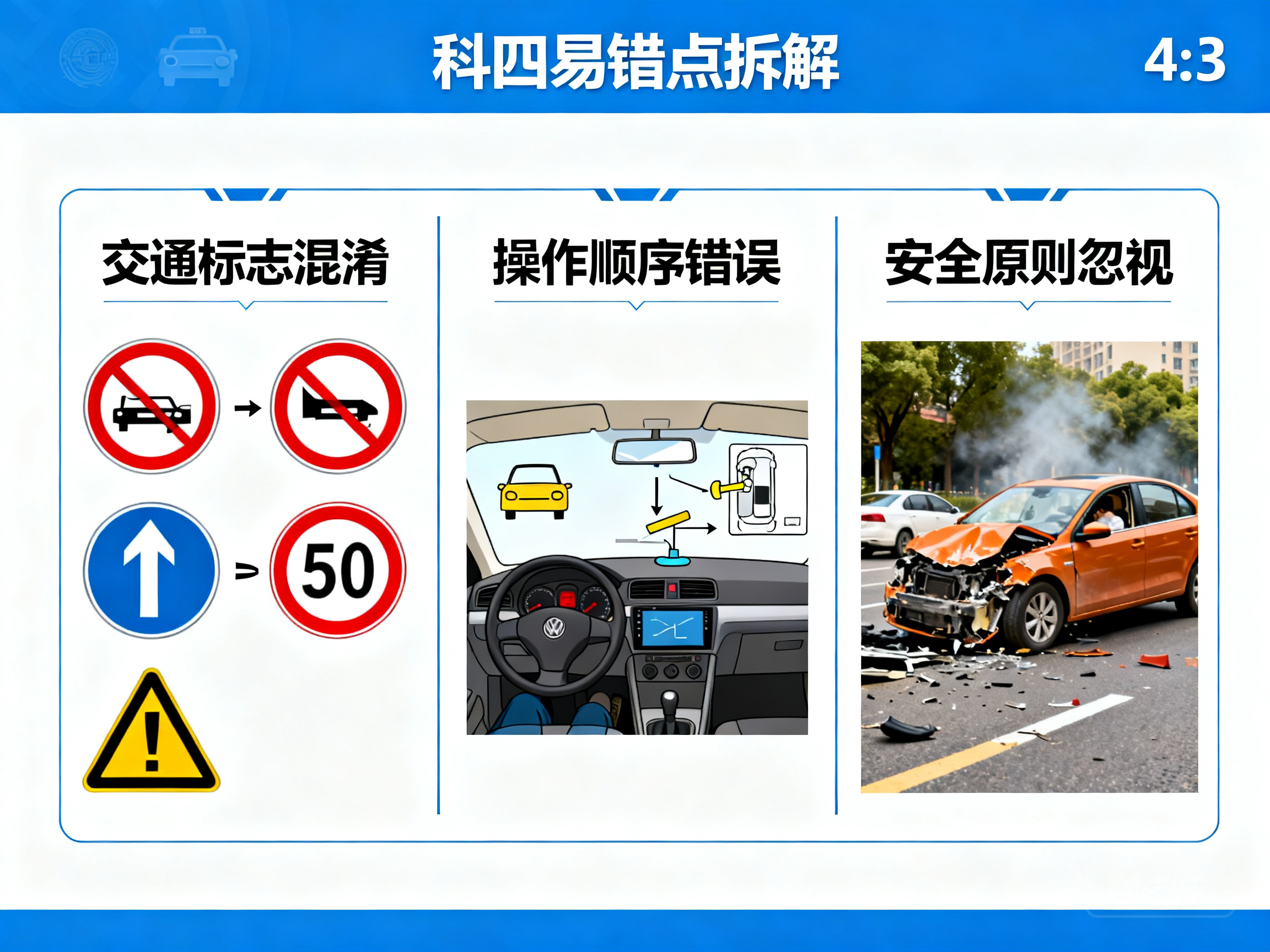 科四易错点拆解 这些细节别踩坑
