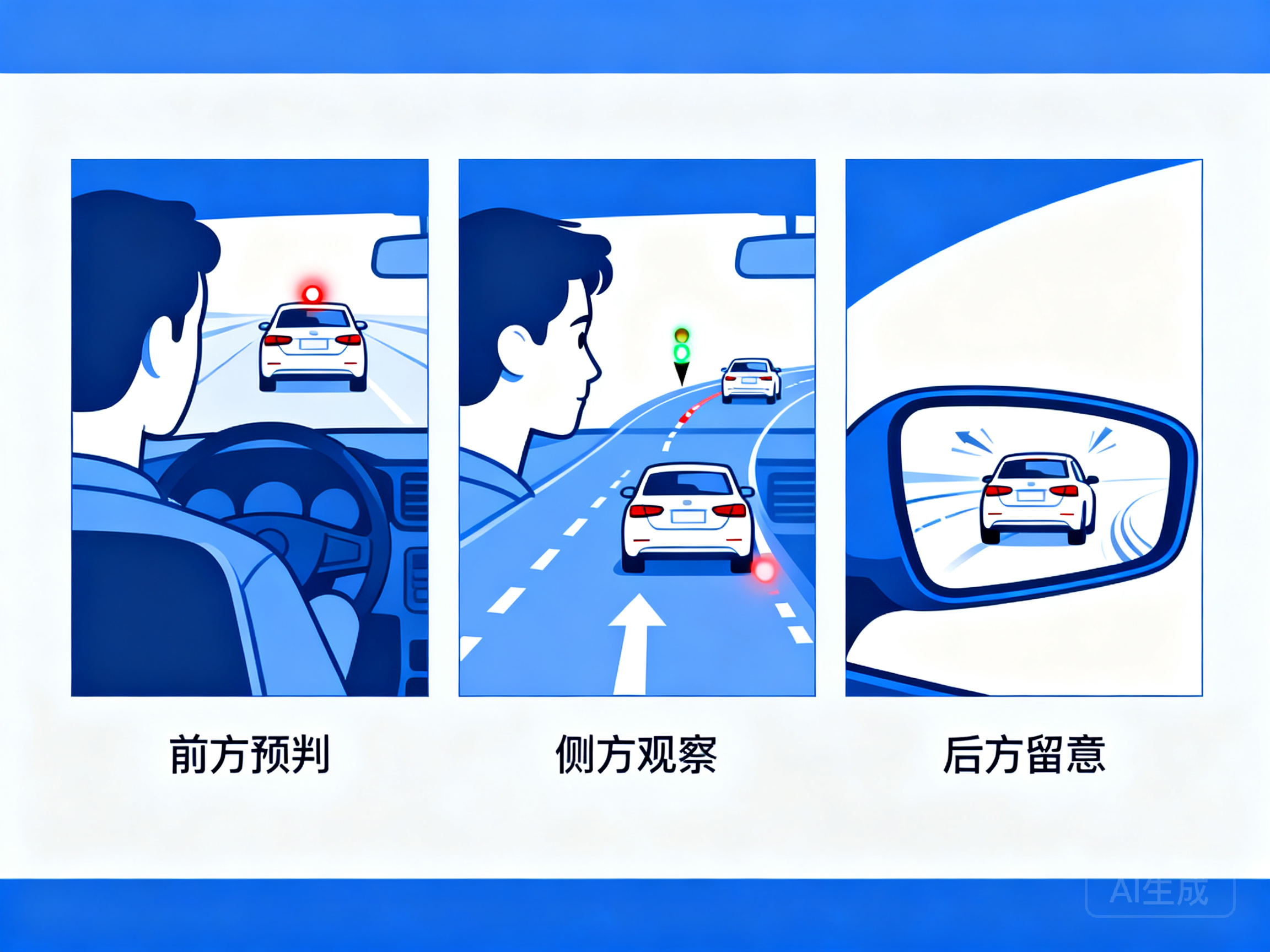 驾车时如何提前预判周边车辆动向保障行车安全