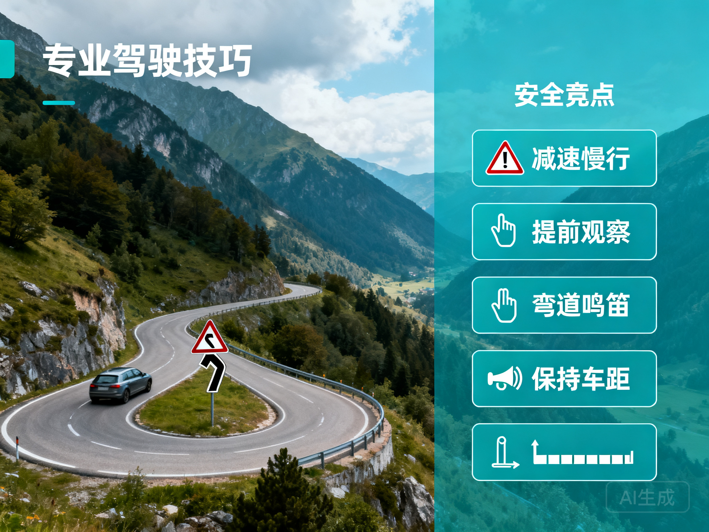 掌握山区弯道行车安全要点 实用驾驶技巧助你规避风险