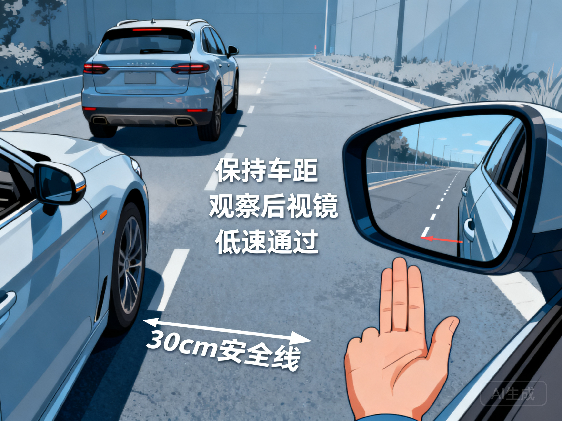 窄路会车不刮蹭 老司机分享实用避障技巧