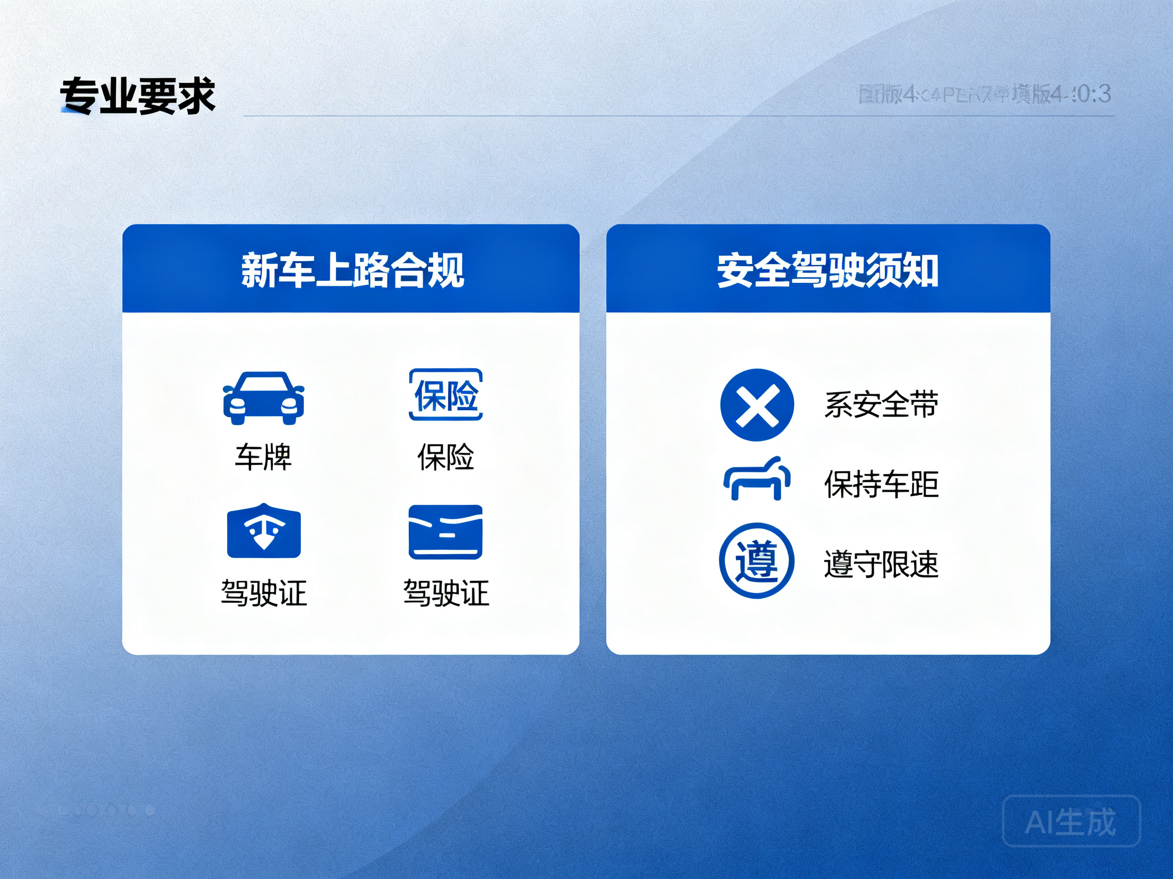 新车上路的合规要求与安全驾驶须知