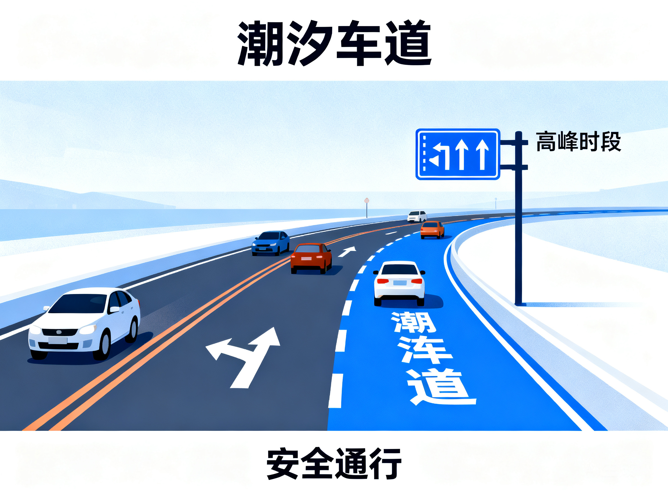 学会潮汐车道规则 出行更顺畅安全