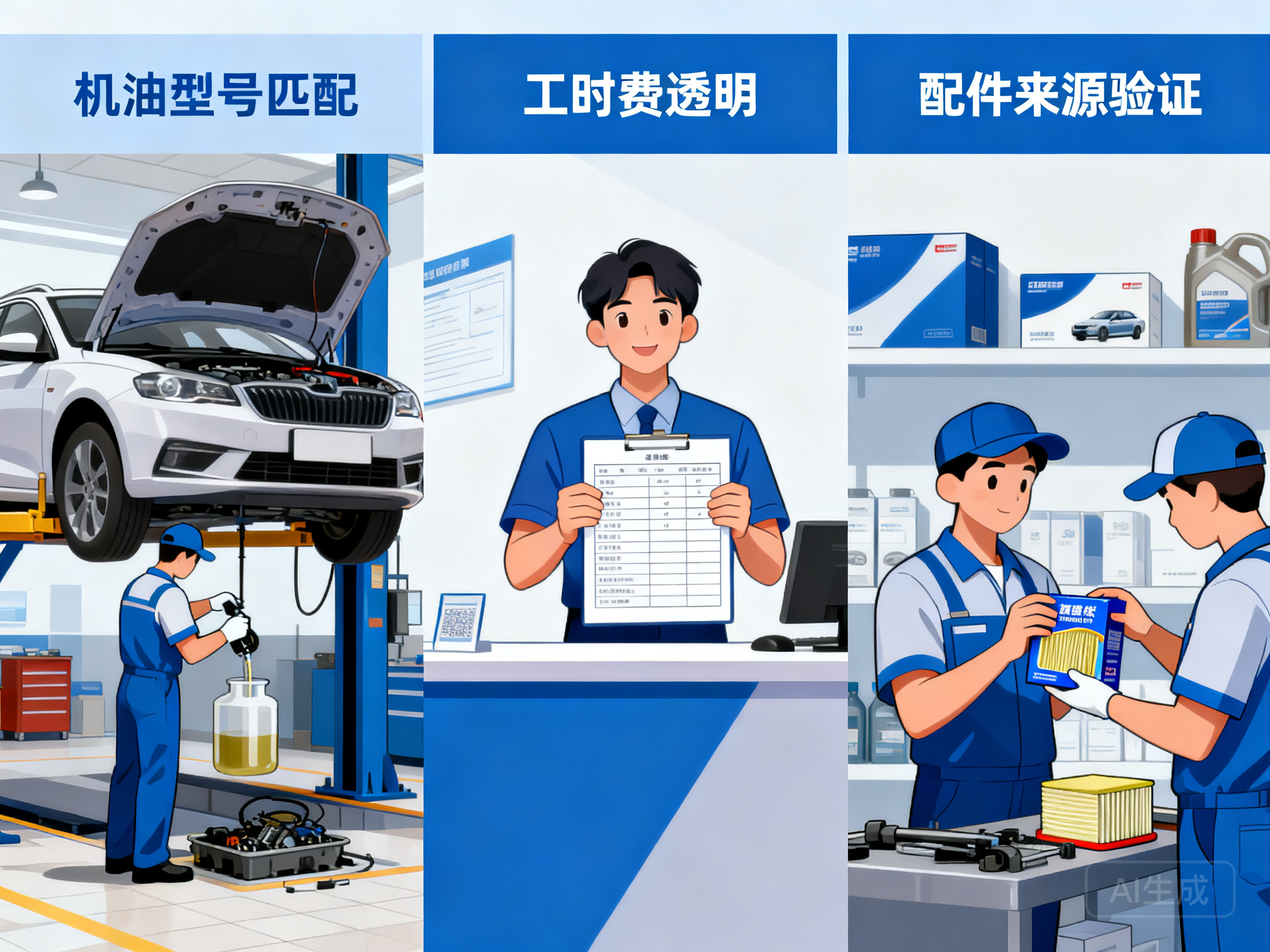 车辆外出保养时 这些避坑要点能帮你省不少钱