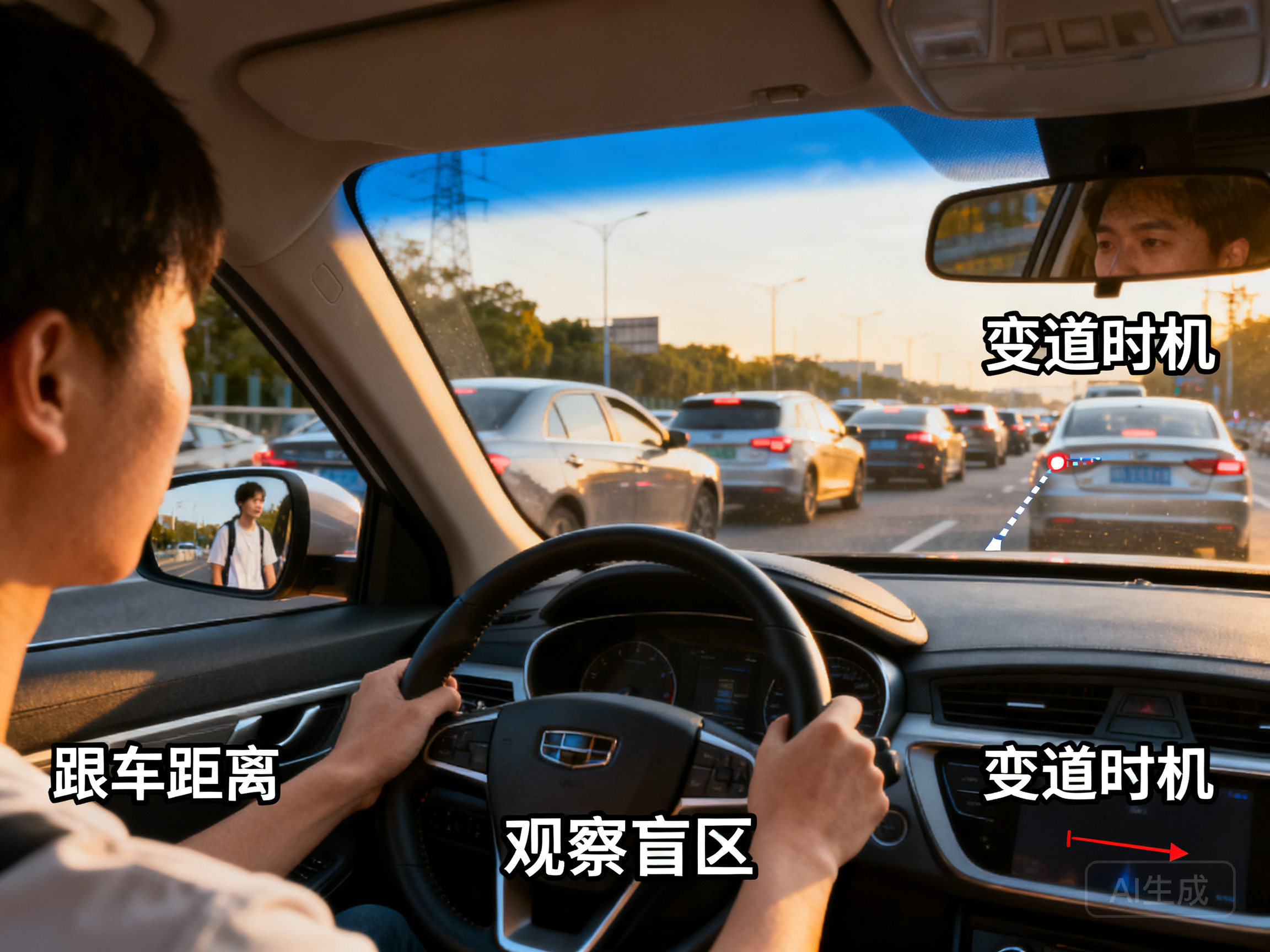 新手晚高峰练车实用技巧 通勤时段练车避坑指南