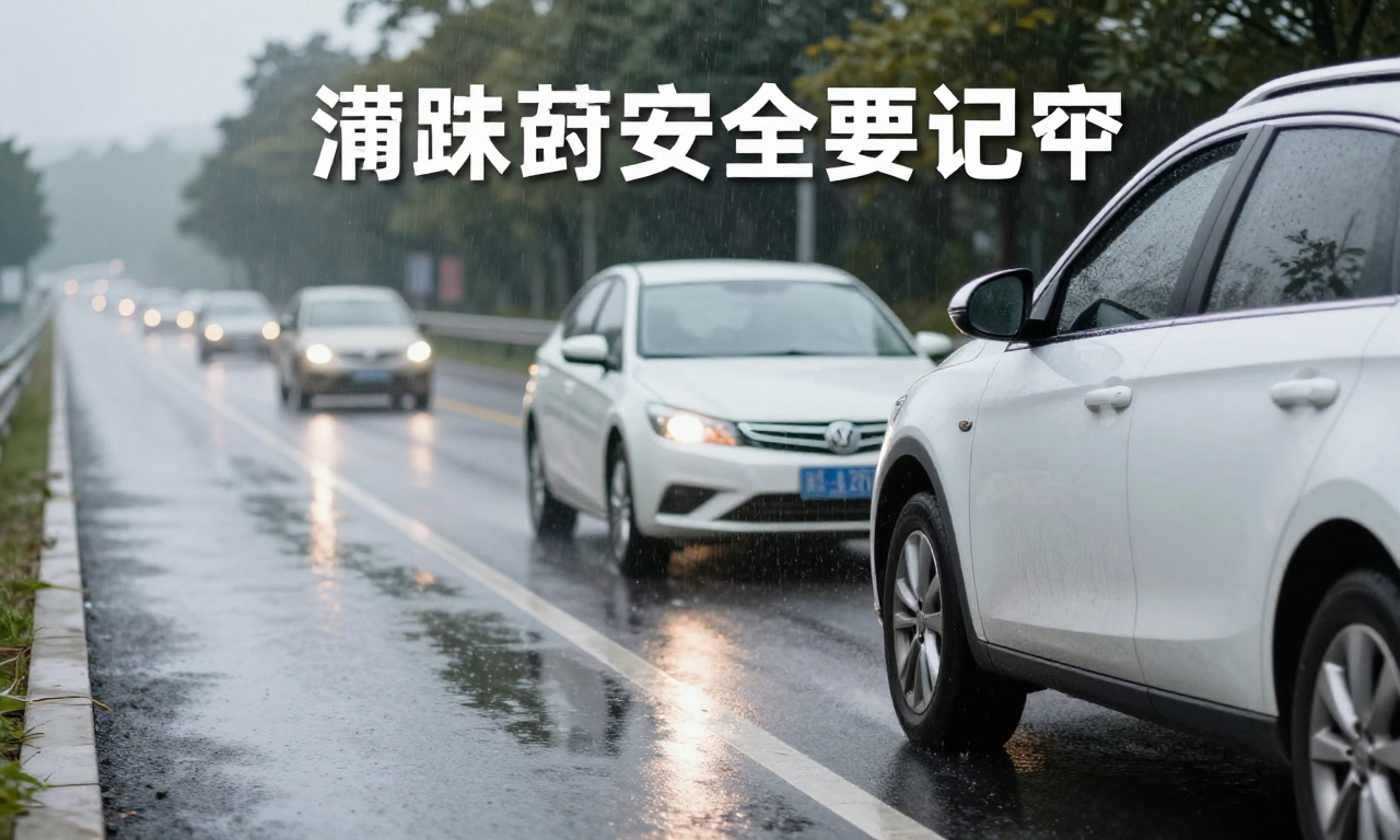 湿滑路面行车时为何不能猛踩刹车这些安全细节要记牢
