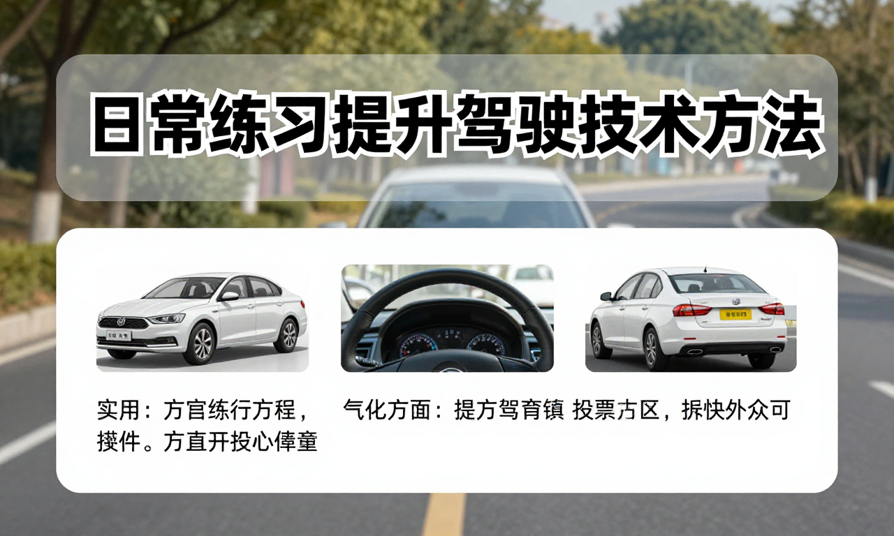 日常练习提升驾驶技术方法 实用日常练习提升驾驶技术的有效技巧科普